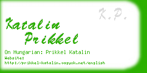 katalin prikkel business card